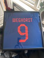 Gesigneerd Weghorst shirt Nederlands Elftal - Ingelijst, Sport en Fitness, Voetbal, Maat L, Ophalen of Verzenden, Nieuw, Shirt