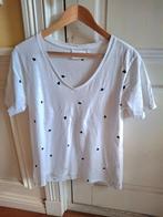 Fabienne Chapot T-shirt in model Phil met hartjes (M=38), Maat 38/40 (M), Wit, Ophalen of Verzenden, Zo goed als nieuw
