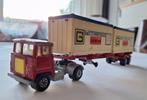 MATCHBOX SCAMMEL TRUCK met trailer met containers, Ophalen of Verzenden, Gebruikt, Bus of Vrachtwagen