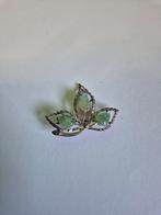 Broche blad., Sieraden, Tassen en Uiterlijk, Broches, Ophalen of Verzenden, Zo goed als nieuw, Overige materialen
