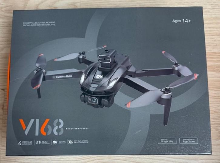 V168 PRO Drone GPS Profesional 8K met HD Camera FPV 5G Wifi, Audio, Tv en Foto, Drones, Zo goed als nieuw, Drone met camera, Ophalen of Verzenden