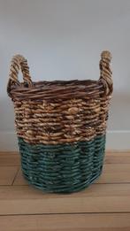 Van der Leeden mand, Huis en Inrichting, Woonaccessoires | Schalen en Manden, Mand, Rond, Ophalen of Verzenden, Zo goed als nieuw