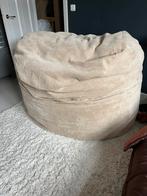 Large vetsak zitzak met extra buitenhoes, Huis en Inrichting, Zitzakken, Ophalen, Zo goed als nieuw, Beige, Zitzak