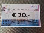 20 euro korting Hotel Giftcard, Kortingsbon
