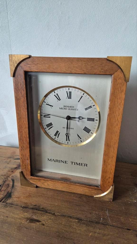 Marine Chronometer "Roamer Micro Quartz", Antiek en Kunst, Antiek | Klokken, Ophalen of Verzenden