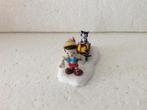 Disney pinocchio - mini beeldje.- kerstdorp, Ophalen, Peter Pan of Pinokkio, Zo goed als nieuw, Beeldje of Figuurtje