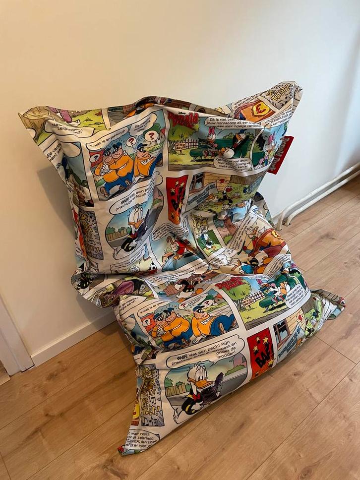 Zitzak met Donald Duck strip design, Huis en Inrichting, Zitzakken, Zo goed als nieuw, Zitzak, Overige kleuren, Ophalen