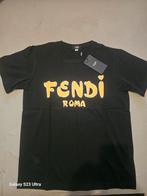 Zwart Fendi Roma T-shirt - Nieuw!, Kleding | Heren, T-shirts, Ophalen of Verzenden, Nieuw, Maat 46 (S) of kleiner, Zwart