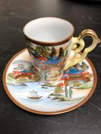 Schitterend brocante vintage kop schoteltje servies, Overige materialen, Ophalen of Verzenden, Zo goed als nieuw, Overige stijlen