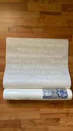 Rol 3d behang overschilderbaar jongenskamer, Huis en Inrichting, Stoffering | Behang, Ophalen, Minder dan 10 m², Wit