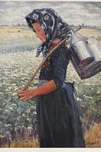 0082 JO KOSTER ~ meisje uit Staphorst, Verzamelen, Ansichtkaarten | Themakaarten, Verzenden, 1980 tot heden, Ongelopen, Overige thema's