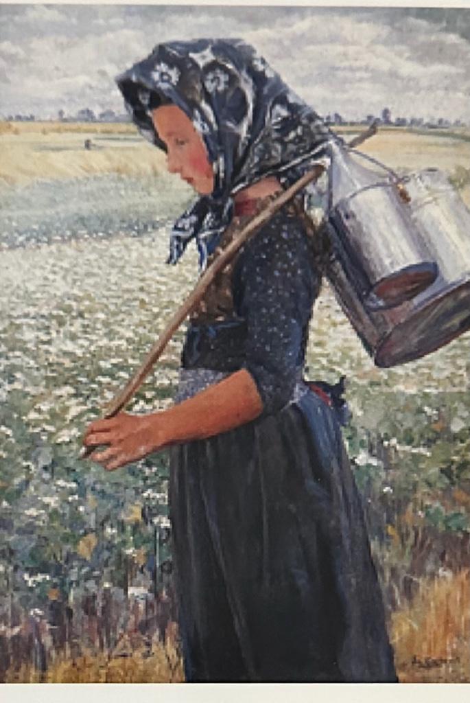 0082 JO KOSTER ~ meisje uit Staphorst, Verzamelen, Ansichtkaarten | Themakaarten, Ongelopen, 1980 tot heden, Overige thema's, Verzenden