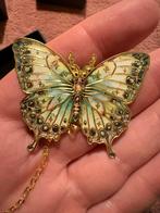 Vlinder boekenlegger – metaal – goudkleurig, Ophalen of Verzenden, Nieuw, Dier