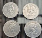 Nederlands voetbalelftal 1970 SHELL munten, Ophalen of Verzenden, Koningin Juliana, Losse munt