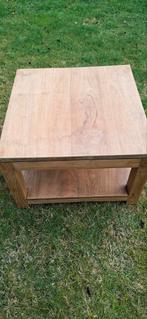 Houten tafel - 60x60x41 cm, Ophalen, Gebruikt, 50 tot 100 cm, Vierkant