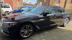 BMW 5-Serie (g30) 520d 190pk Aut. 2017 Bruin, Origineel Nederlands, Te koop, 5 stoelen, 750 kg