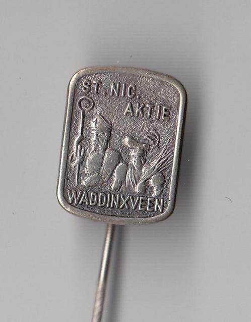 Waddinxveen Sint en Piet speldje Sinterklaas, Verzamelen, Speldjes, Pins en Buttons, Gebruikt, Speldje of Pin, Overige onderwerpen
