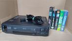 VHS videorecorder Akai VS-G745  HIfi-stereo + 5 VHS banden, Audio, Tv en Foto, Videospelers, Ophalen of Verzenden, Gebruikt, VHS-speler of -recorder