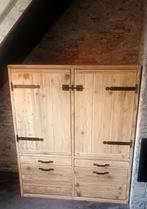 Wasmachine/droger-ombouw "Hugo met deuren" verhoger lades, Ophalen, 100 tot 150 cm, 75 cm of meer, Nieuw