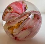 Murano Vetreria  Pino Signoretto Paperweight Roze Goud 70’s, Antiek en Kunst, Ophalen of Verzenden