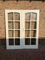 2 hardhouten binnendeuren, Doe-het-zelf en Verbouw, Deuren en Horren, Ophalen, 80 tot 100 cm, Binnendeur, 200 tot 215 cm