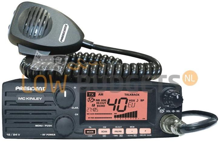 President MC Kinley SSB CB Radio met Frontluidspreker, Auto diversen, Overige Auto diversen, Verzenden