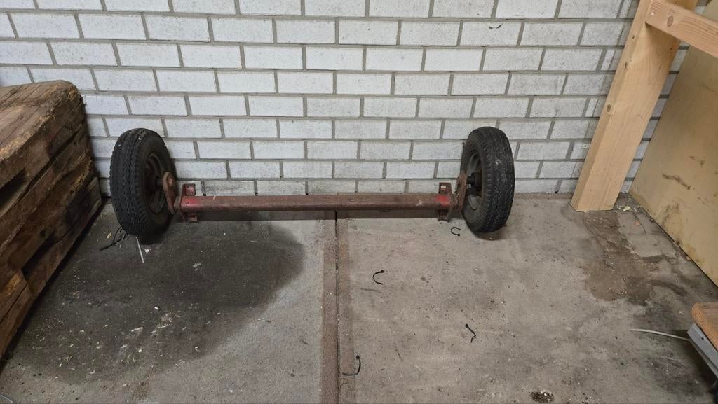Torsie as voor aanhanger of wagen, Ophalen, Gebruikt, Universele onderdelen