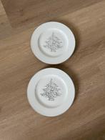 Riviera Maison Kerstbordjes - Set van 2, Keramiek, Ophalen of Verzenden, Zo goed als nieuw, Bord(en)