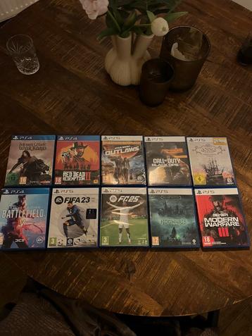 Diverse games voor ps4 en ps5 beschikbaar voor biedingen