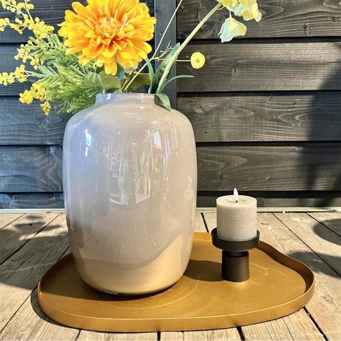 Vase The World Ivory Glans XL 45cm, Huis en Inrichting, Woonaccessoires | Vazen, Nieuw, Minder dan 50 cm, Ophalen of Verzenden