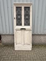 Antieke voordeur uit 1910 (96 x 253), Doe-het-zelf en Verbouw, Jurgen.hoogenboezem@gmail.com, 80 tot 100 cm, 215 cm of meer, Glas