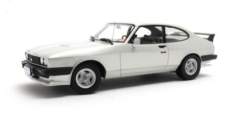 1:18 Ford Capri 2.8 Turbo - 1981 - Zilver metallic, Hobby en Vrije tijd, Modelauto's | 1:18, Nieuw, Auto, Overige merken, Ophalen of Verzenden