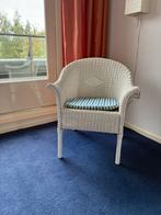 Rieten stoel, Huis en Inrichting, Ophalen, Gebruikt, Wit, Riet of Rotan