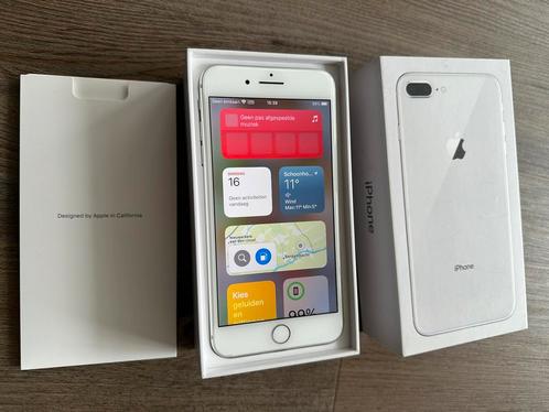 Zeer nette iPhone 8 Plus (zilver grijs), Telecommunicatie, Mobiele telefoons | Apple iPhone, Zo goed als nieuw, 64 GB, Zonder simlock