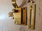 Wc slot vrij-bezet messing, Doe-het-zelf en Verbouw, Hang- en Sluitwerk, Ophalen of Verzenden, Nieuw, Koper of Messing, Slot