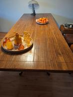 eettafel, Huis en Inrichting, Tafels | Eettafels, Ophalen, Gebruikt, 200 cm of meer, 50 tot 100 cm