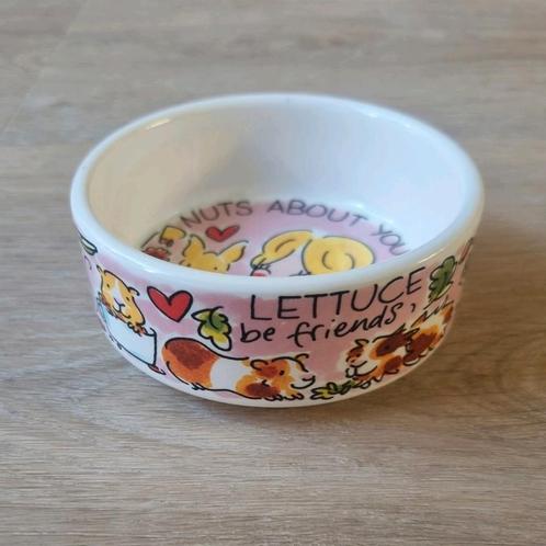 Blond Amsterdam voerbak knaagdieren 'nuts about you' nieuw, Dieren en Toebehoren, Knaagdieren en Konijnen | Toebehoren, Nieuw