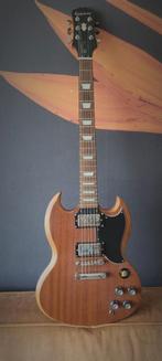 Epiphone SG g400 worn brown satin, Muziek en Instrumenten, Ophalen of Verzenden, Gebruikt, Epiphone
