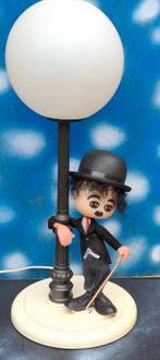Charlie Chaplin tafellamp. Italy. Ca '70/'80.  ...48 cm., Ophalen, Zo goed als nieuw, Kunststof, Minder dan 50 cm