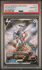 Arceus V PSA 10 - 112/100 - Japanese Star Birth 2022, Ophalen of Verzenden, Zo goed als nieuw, Losse kaart, Foil