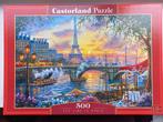 Puzzel 500 stukjes Castorland Tea Time in Paris, Ophalen of Verzenden, Zo goed als nieuw