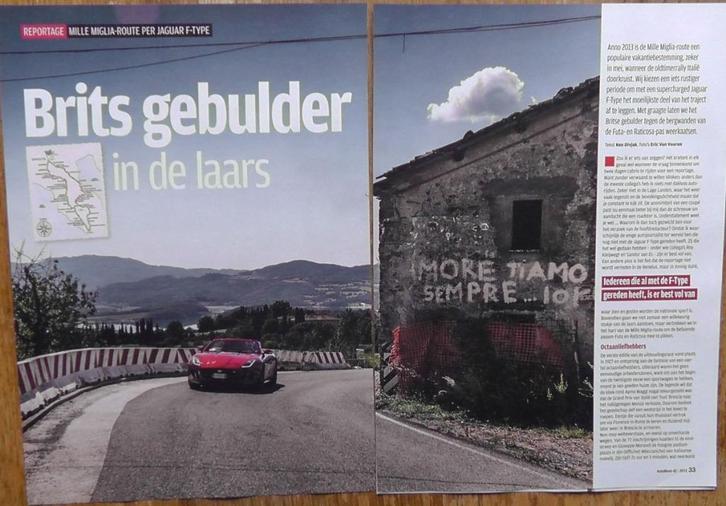 Jaguar F-Type Cabrio / Coupe V6 S  X152 ? 20x autotest lezen, Boeken, Auto's | Folders en Tijdschriften, Gelezen, Ophalen