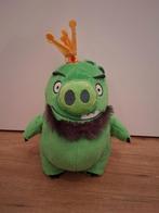Angry Birds Knuffel - Groene Koning Varken, Ophalen of Verzenden, Zo goed als nieuw, Overige typen