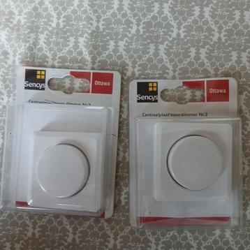 2x Ottawa centraalplaat voor dimmer nr2 beschikbaar voor biedingen