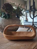 Houten oogst Mand met Handvat - Decoratief, Gebruikt, Mand, Ophalen of Verzenden, Ovaal