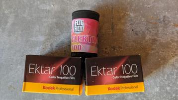 35mm Kodak Ektar 100 / Flicfilm Elektra 100 fotorol beschikbaar voor biedingen
