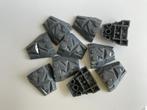 Lego 10 gevormde stenen 4x4 rots donker grijs, Ophalen of Verzenden, Nieuw, Losse stenen, Lego