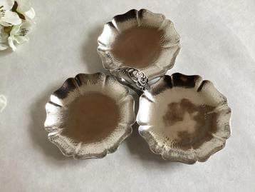 Bonbonschaal met 3 schaaltjes verzilverd  I Sola 90 ajour beschikbaar voor biedingen