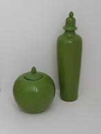 2 prachtige siervazen/potten 30 en 58cm €20 de 2, Ophalen, Aardewerk of Porselein, Zo goed als nieuw, Minder dan 50 cm