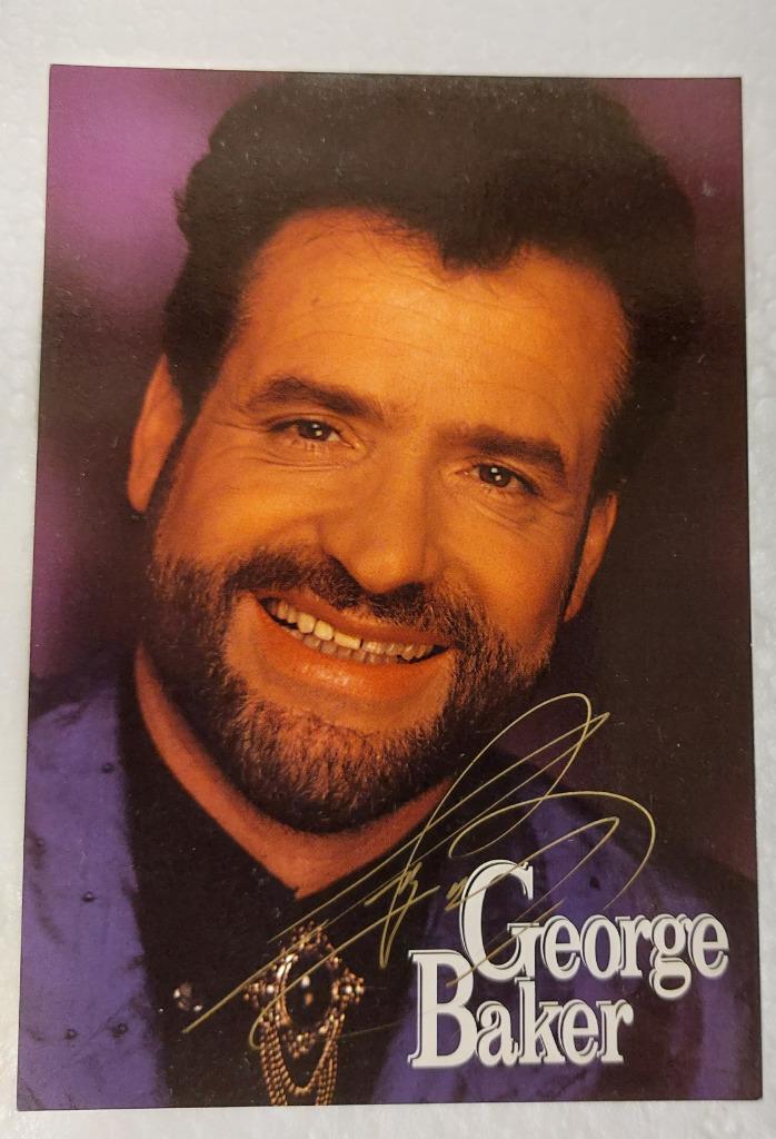 George Baker fotokaart met handtekening - gesigneerd, Verzamelen, Muziek, Artiesten en Beroemdheden, Gebruikt, Foto of Kaart, Gesigneerd